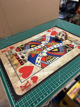 Load image into Gallery viewer, King and Queen of Hearts Full Card Skullpture