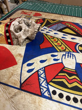 Load image into Gallery viewer, King and Queen of Clubs Full Card Skullpture