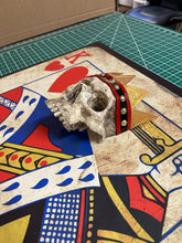 Load image into Gallery viewer, King and Queen of Hearts Full Card Skullpture