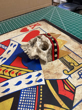 Load image into Gallery viewer, King and Queen of Diamonds Full Card Skullpture