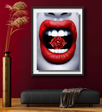 Ruby Red limited Edition Fine Art Canvas