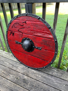 Ragnar Lothbrok Authentic Battleworn Viking Shield