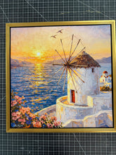 Load image into Gallery viewer, Mykonos Light-Aegean Sunset Fine Art Canvas print
