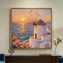 Load image into Gallery viewer, Mykonos Light-Aegean Sunset Fine Art Canvas print