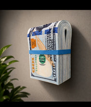 Load image into Gallery viewer, New Money Wad 3D ready to hang Sculpture