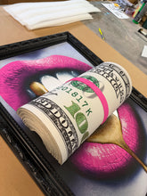 Load image into Gallery viewer, 3D PUT YOUR MONEY WHERE YOUR MOUTH IS Pink EDITION Sculpture