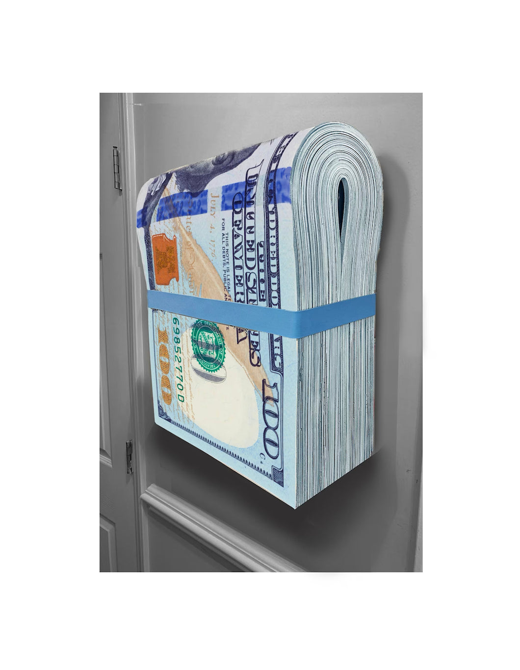New Money Wad 3D ready to hang Sculpture