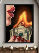 Load image into Gallery viewer, Money to Burn Limited Edition Fine Art Canvas