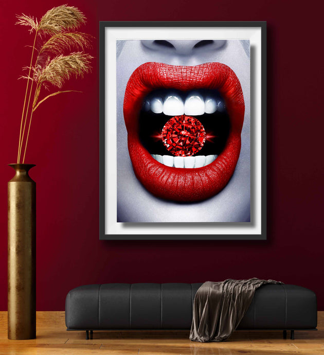 Red Ruby Limited Edition Fine Art Canvas