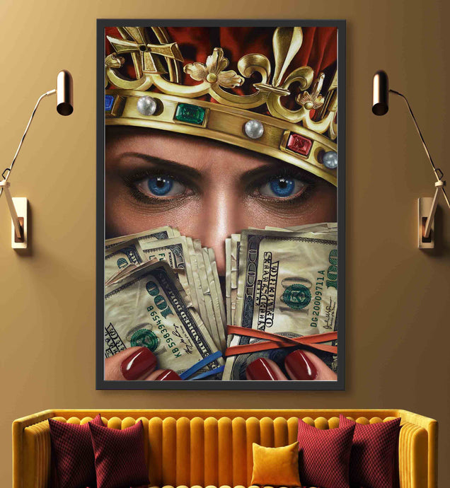 Cash is King Limited Edition Fine Art Canvas