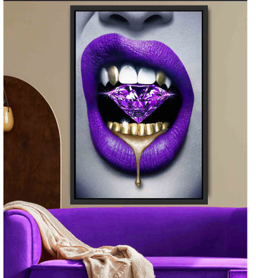 Purple Amethyst Limited Edition Fine Art Canvas
