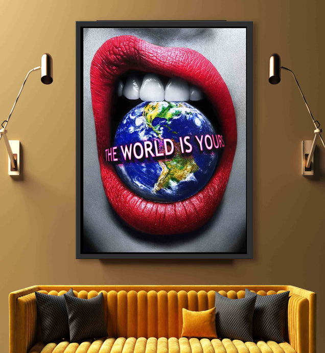 The World is Yours Limited Edition Fine Art Canvas