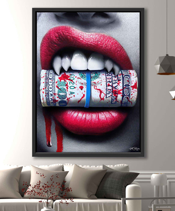 Blood Money Limited Edition Fine Art Canvas