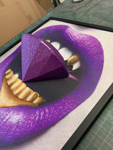 Purple Amethyst 3D Sculpture