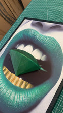 Load image into Gallery viewer, Copy of 3D emerald city queen  lips