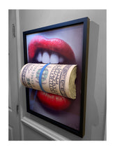 Load image into Gallery viewer, Put Your Money Where Your Mouth Is 3D MONEY Sculpture