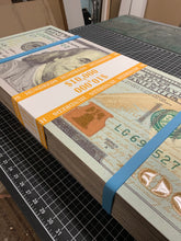 Load image into Gallery viewer, Big New Money Stack 3D ready to  hang wall Sculpture