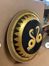 Load image into Gallery viewer, DOUBLE King COBRA Authentic Museum Replica Ancient Greek Hoplite Shield