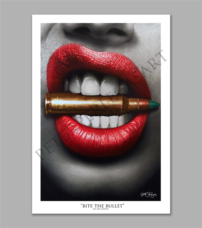 Bite the Bullet Limited Edition Fine Art Paper Print