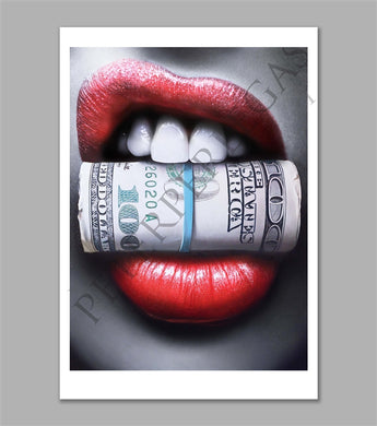 Put Your Money Where Your Mouth Is Limited Edition Fine Art Paper Print