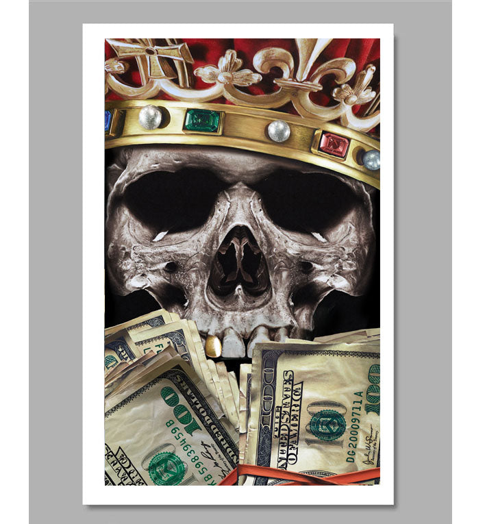 rich money print | Mounted Print