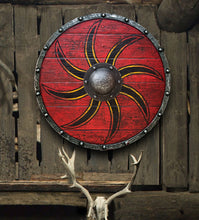 Load image into Gallery viewer, Ivar the Boneless Authentic Battleworn Viking shield