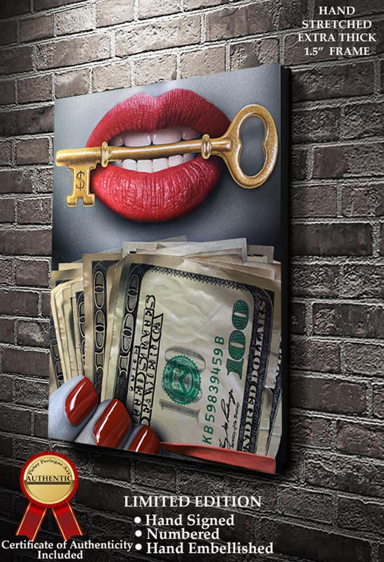 The Key to Success Fine Art Canvas Print