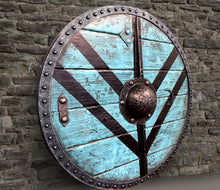 Load image into Gallery viewer, Legartha Shieldmaiden Viking Shield