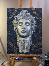Load image into Gallery viewer, Medusa Original Abstract Oil Painting- Palette Knife on Canvas 32&quot;x42&quot;