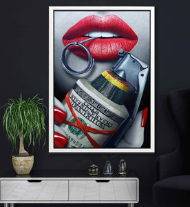 Money to Blow Limited Edition Fine Art Canvas