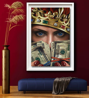 Cash is King Limited Edition Fine Art Canvas