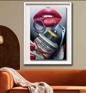 Money to Blow Limited Edition Fine Art Canvas