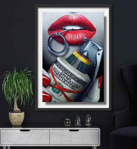 Money to Blow Limited Edition Fine Art Canvas