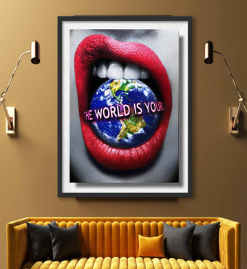 The World is Yours Limited Edition Fine Art Canvas
