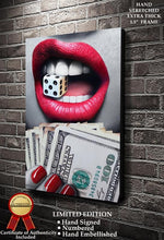 Load image into Gallery viewer, Roll the Dice Limited Edition Fine Art Canvas