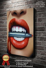 Load image into Gallery viewer, Bite the Silver Bullet Limited Edition Fine Art Canvas
