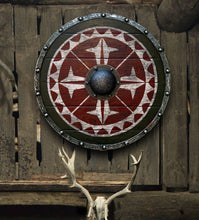 Load image into Gallery viewer, Authentic Battleworn Last Kingdom Uhtred Viking Shield