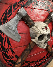 Load image into Gallery viewer, Viking Warrior SKULL on Shield&quot; SPECIAL EDITION 3D Original Sculpture (Limited Edition #1 - #15)